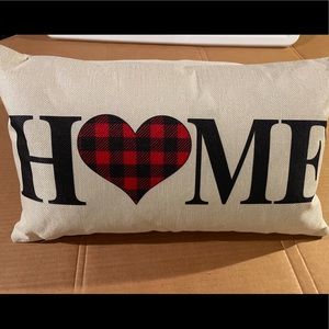 “Home” pillow